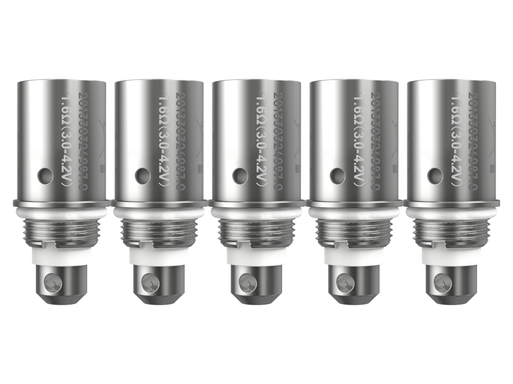 Aspire - BVC Clearomizer Heads (5 Stück pro Packung) 1,6 Ohm
