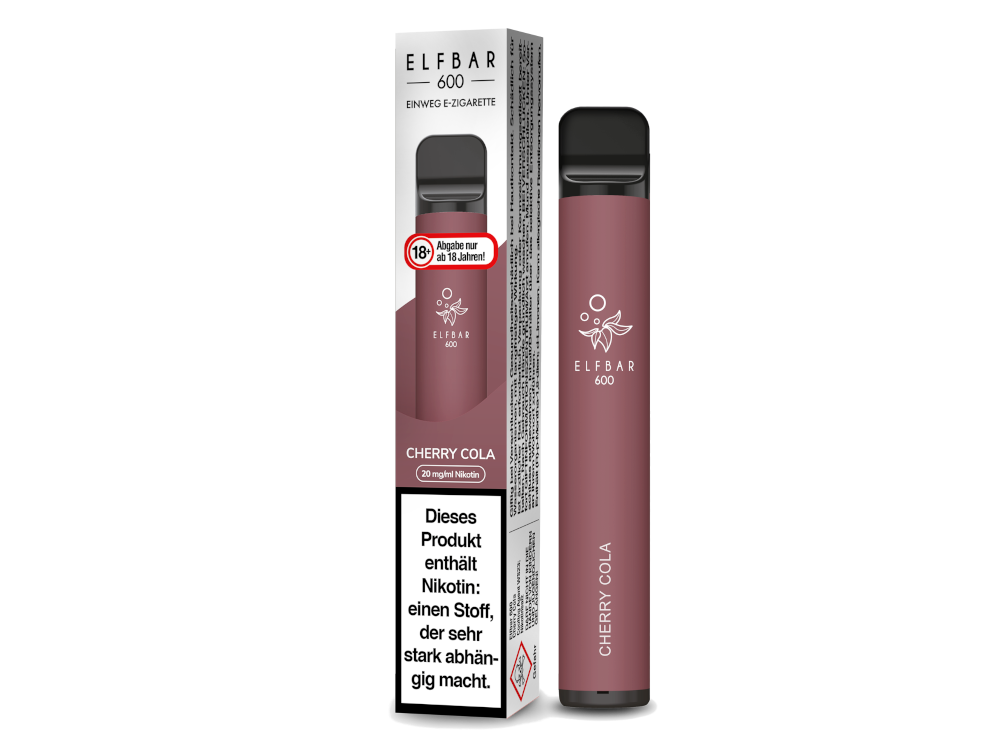 Elfbar - 600 Einweg E-Zigarette - Cherry Cola 20 mg/ml