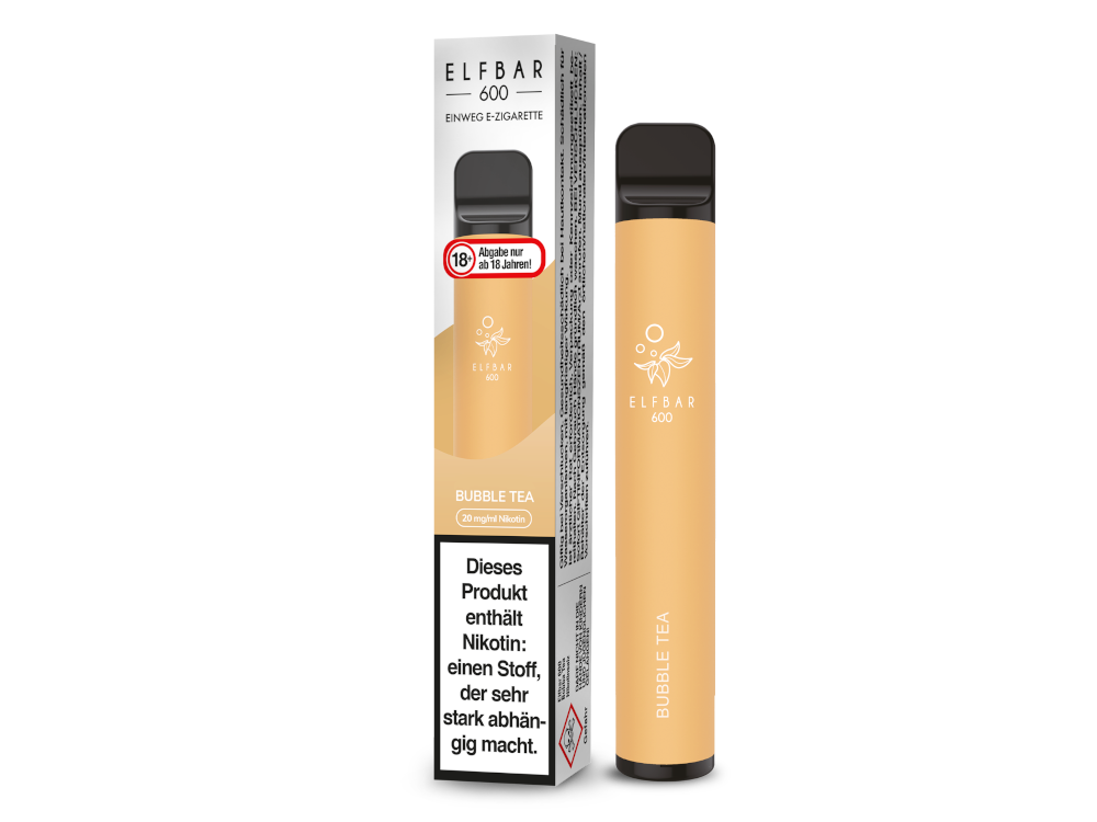 Elfbar - 600 Einweg E-Zigarette - Bubble Tea 20 mg/ml