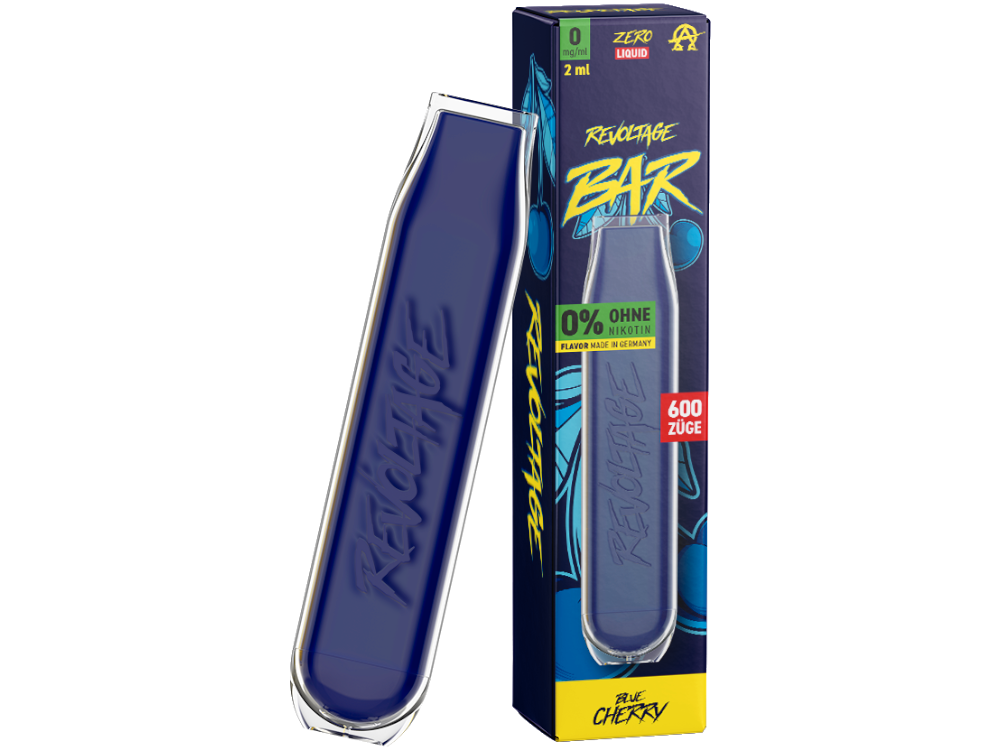 Revoltage - Bar Einweg E-Zigarette Blue Cherry 0 mg/ml