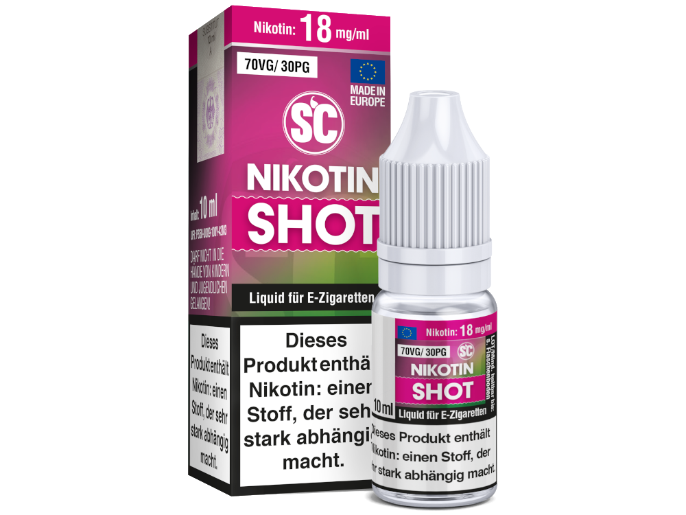 SC - 10ml Nikotin Shot 70VG/30PG 18 mg/ml