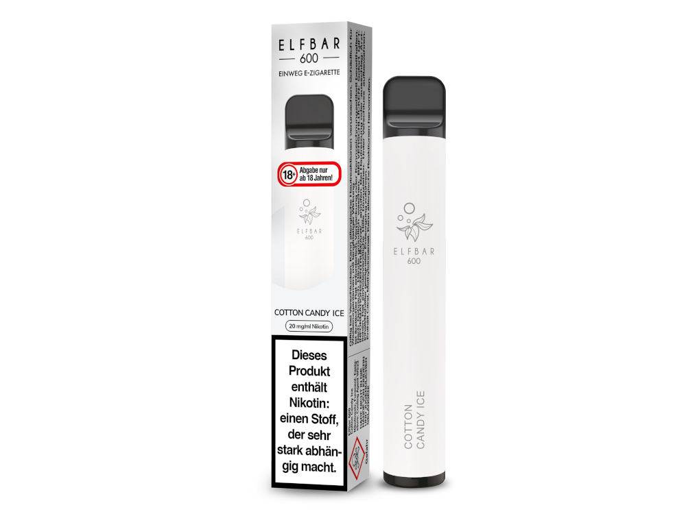 Elfbar - 600 Einweg E-Zigarette - Cotton Candy Ice 20 mg/ml