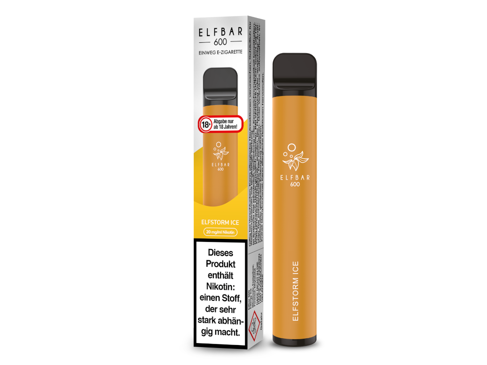 Elfbar - 600 Einweg E-Zigarette - Elfstorm Ice 20 mg/ml