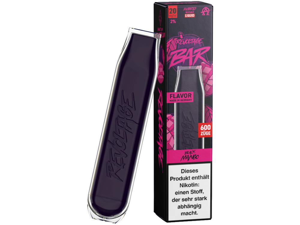 Revoltage - Bar Einweg E-Zigarette Black Mango 20 mg/ml