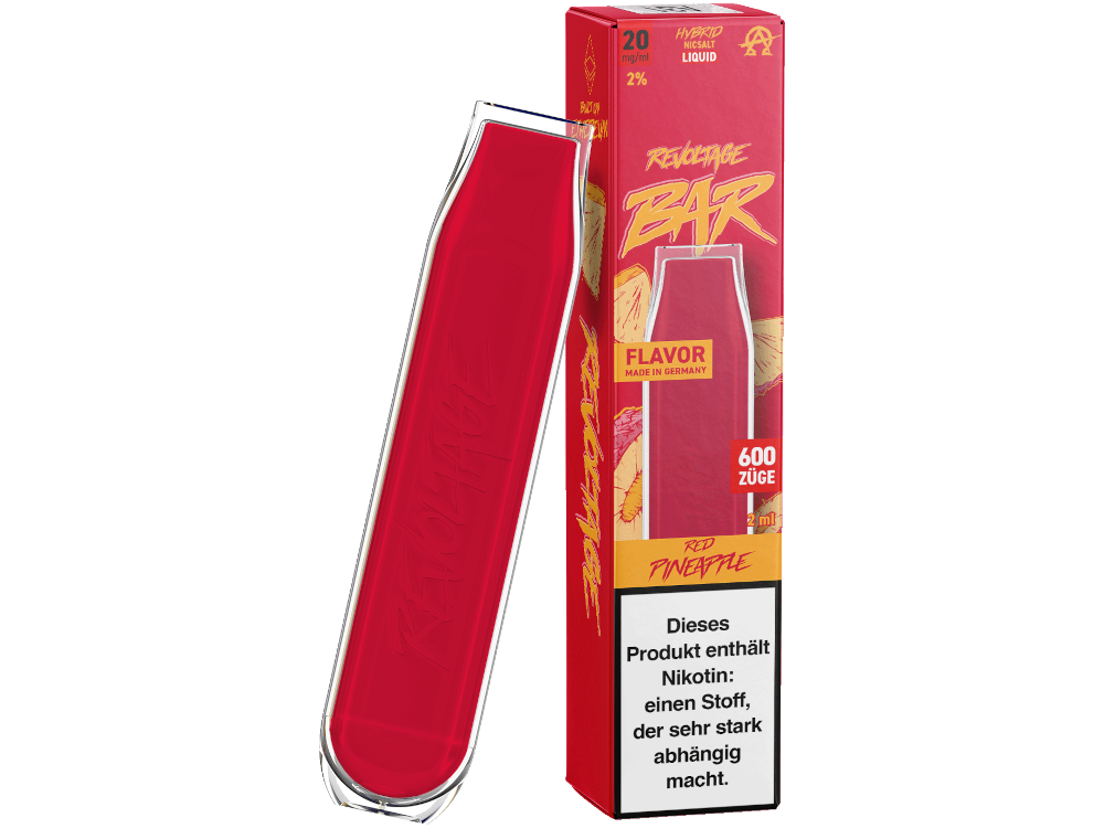 Revoltage - Bar Einweg E-Zigarette - Red Pineapple 20 mg/ml
