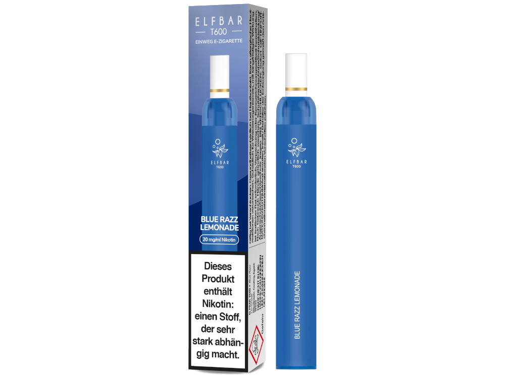 Elfbar - T600 Einweg E-Zigarette - Blue Razz Lemonade 20 mg/ml