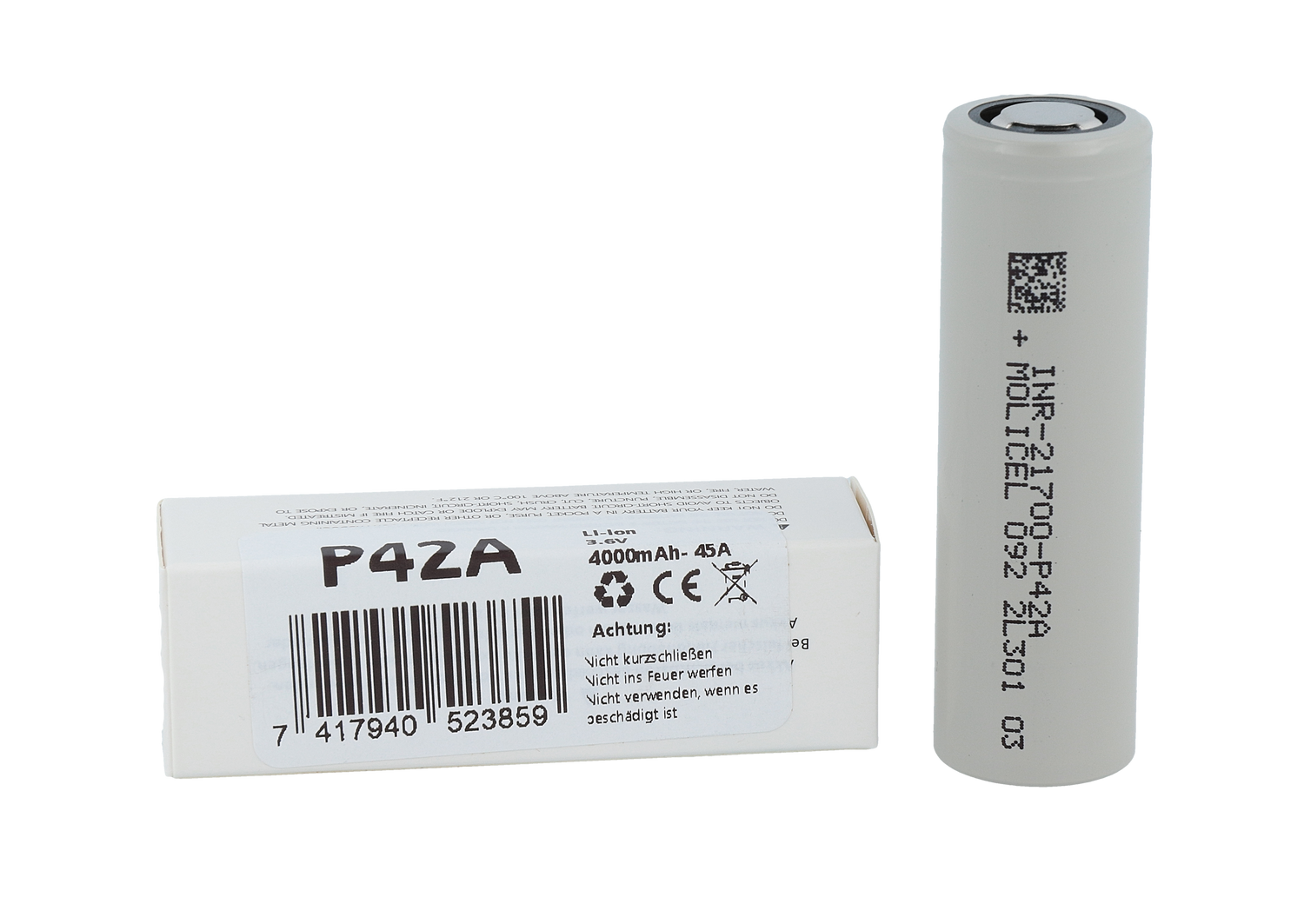 Molicel - INR21700-P42A 4000mAh