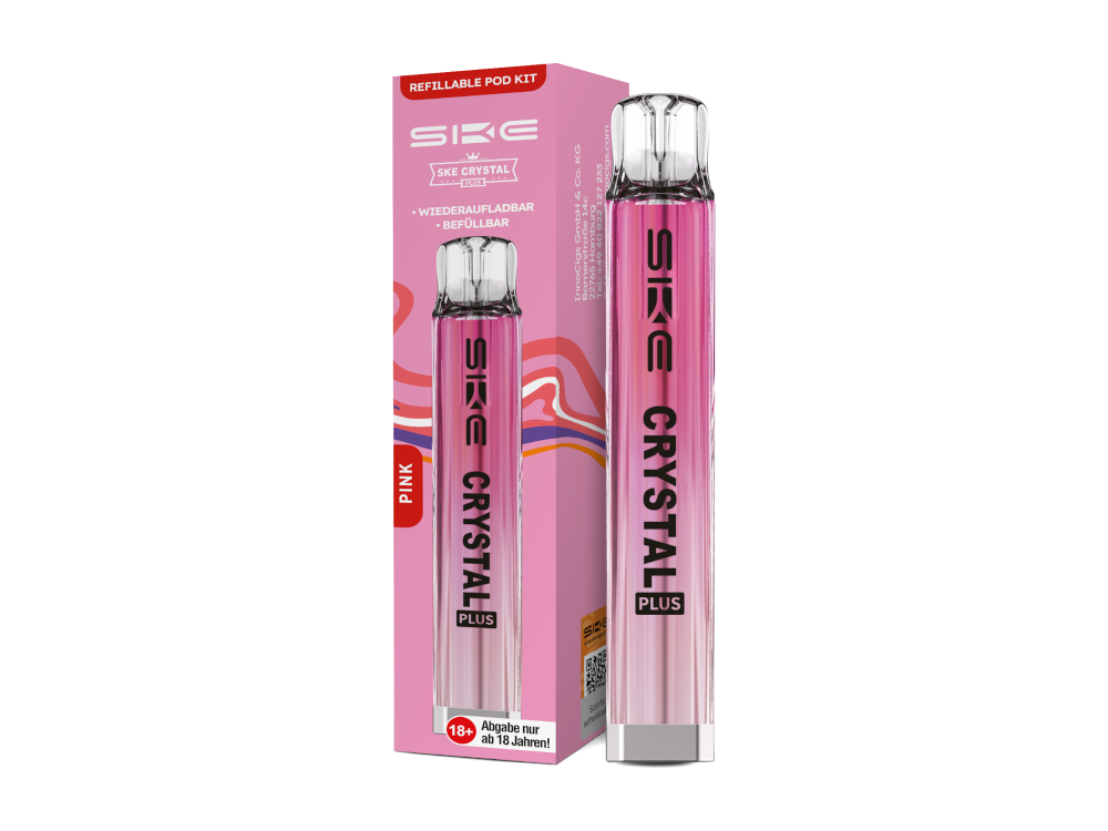 SKE - Crystal Plus E-Zigaretten Set pink