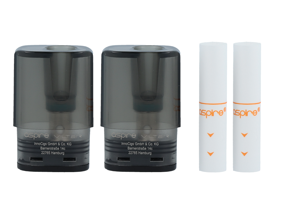 Aspire - Vilter 0,8 Ohm Pod (2 Stück pro Packung)
