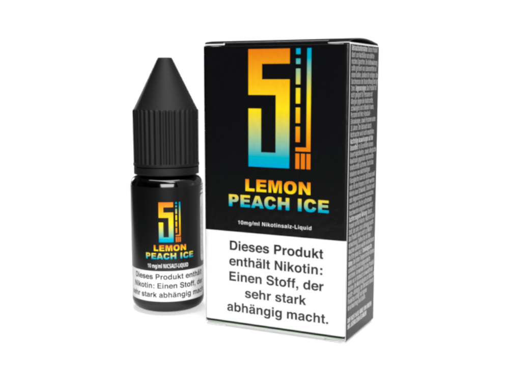 5EL - Lemon Peach Ice - Nikotinsalz Liquid 10 mg/ml