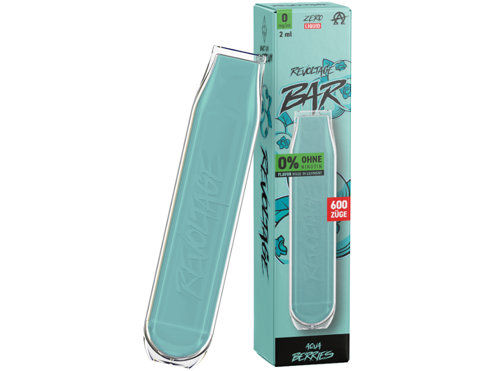 Revoltage - Bar Einweg E-Zigarette Aqua Berries 0 mg/ml
