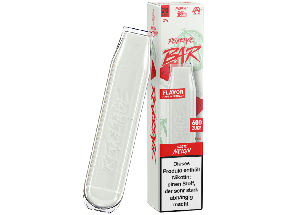 Revoltage - Bar Einweg E-Zigarette White Melon 20 mg/ml