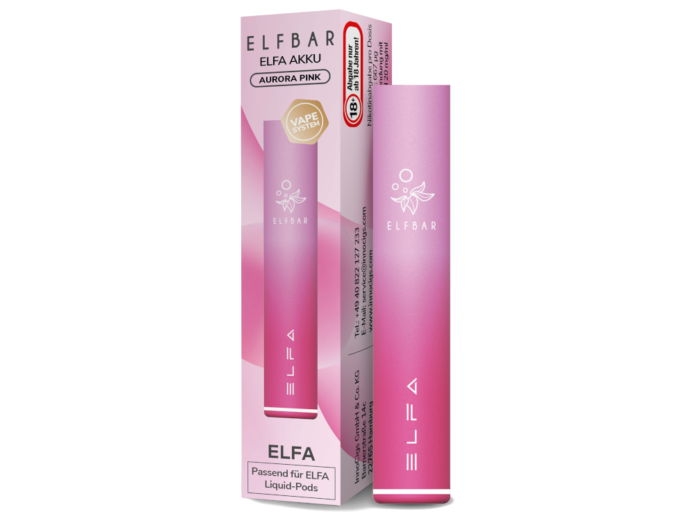 Elfbar - Elfa Akku 500 mAh aurora-pink